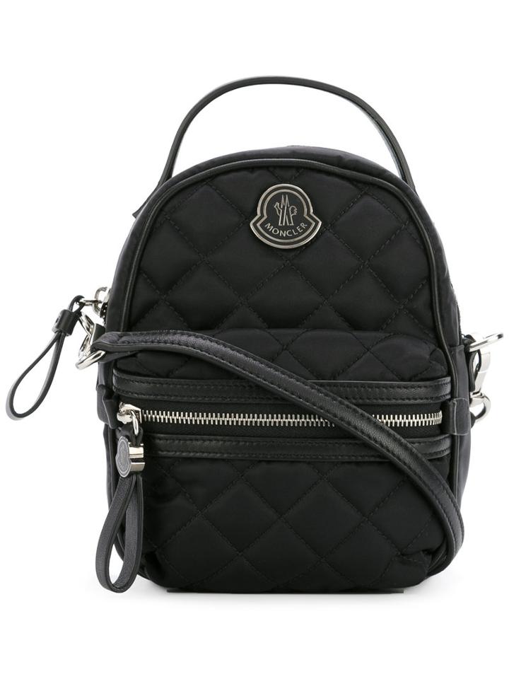 Moncler Georgine Crossbody Bag, Black, Polyamide