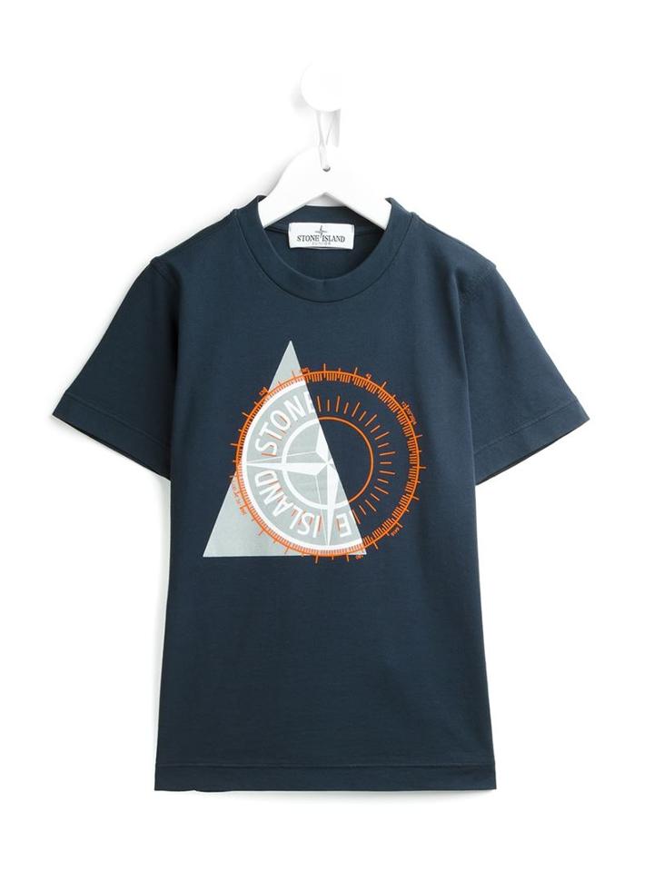 Stone Island Kids Geometric Print T-shirt