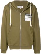 Maison Margiela Stereotype Zipped Hoodie - Green