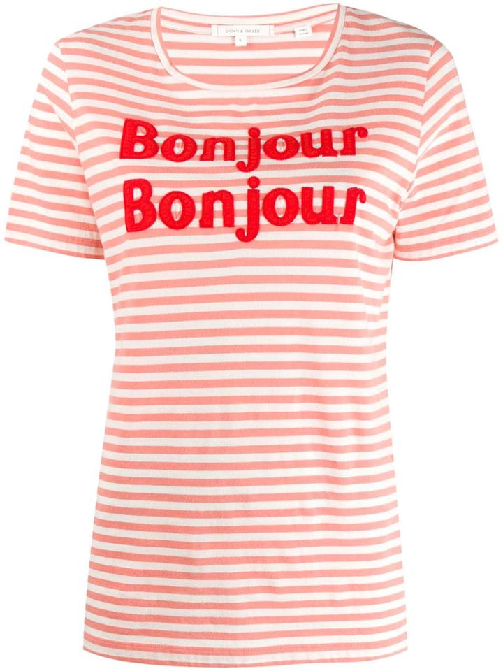 Chinti & Parker Bonjour T-shirt - Pink