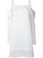 Proenza Schouler Off-shoulder Dress, Women's, Size: 6, White, Cotton