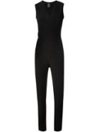 Norma Kamali Cross Over Jumpsuit, Women's, Size: S, Black, Polyester/spandex/elastane