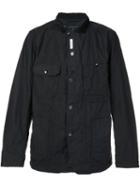 Engineered Garments Buttoned Lightweight Jacket, Men's, Size: Large, Black, Cotton