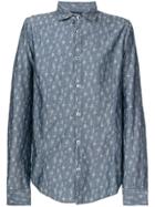 Armani Jeans Classic Pattern Shirt - Blue
