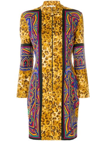 Versus Vintage Leopard Print Mini Dress - Multicolour