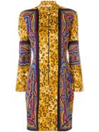 Versus Vintage Leopard Print Mini Dress - Multicolour