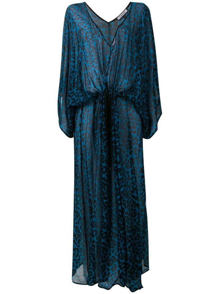 Fisico Leopard Print Beach Cover-up - Blue