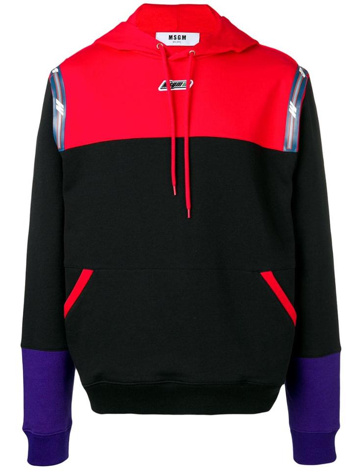 Msgm Motorcycle Hoodie - Black
