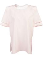 Fendi Ribbed Collar Blouse - Pink