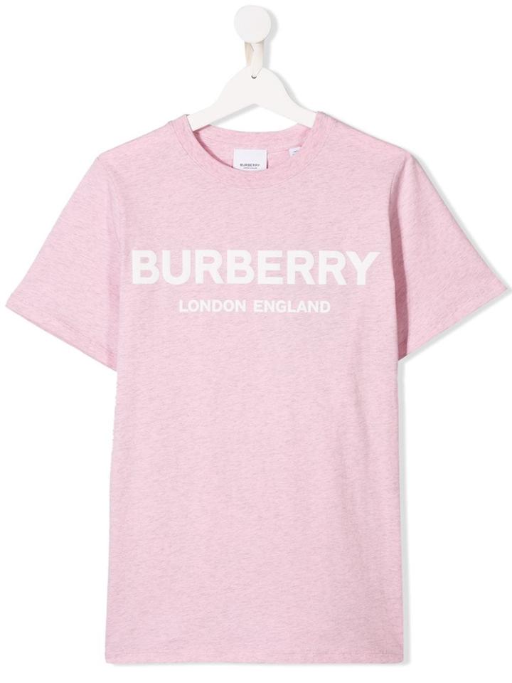 Burberry Kids Logo T-shirt - Pink