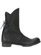 Lost & Found Ria Dunn Rear Lace-up Fastening Boots - Black