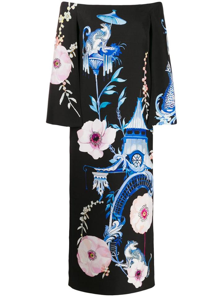 Temperley London Euphoria Off-the-shoulder Dress - Black