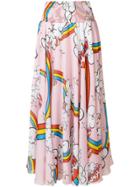 Mira Mikati Rainbow Print Skirt - Multicolour