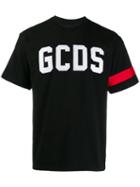 Gcds Embroidered Logo T-shirt - Black