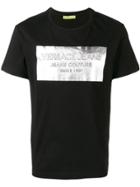 Versace Jeans Couture Metallic Logo Print T-shirt - Black