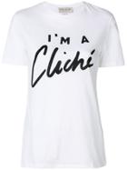 Être Cécile Printed T-shirt - White