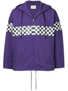 Monkey Time Checked Stripe Jacket - Pink & Purple