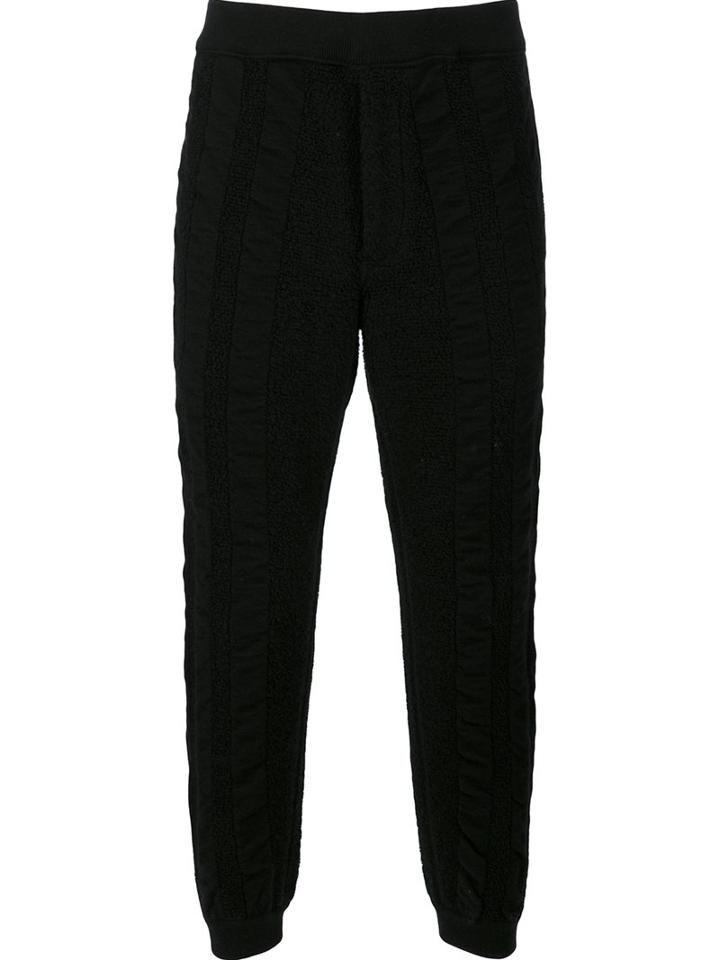 Issey Miyake Men 'wave Pile' Joggers, Size: 1, Black, Wool