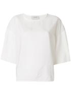 Lemaire Round Neck Blouse - White
