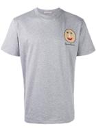 Christopher Kane Embroidered Face Unisex T-shirt - Grey