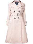 Guild Prime - Classic Trench Coat - Women - Cotton - 34, Pink/purple, Cotton