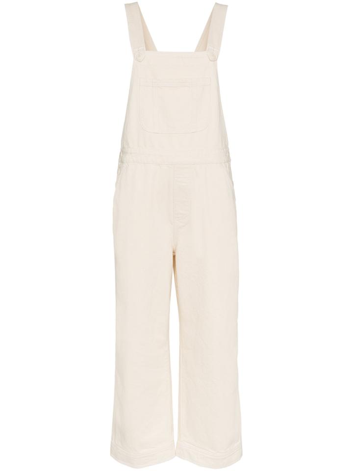 Ganni Bluebell Denim Dungarees - Nude & Neutrals