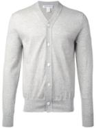 Comme Des Garçons Shirt - V-neck Cardigan - Men - Cotton - S, Grey, Cotton