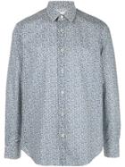 Paul Smith All-over Print Shirt - Blue