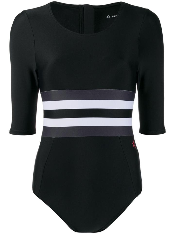 Perfect Moment Short-sleeved Swimsuit - Black