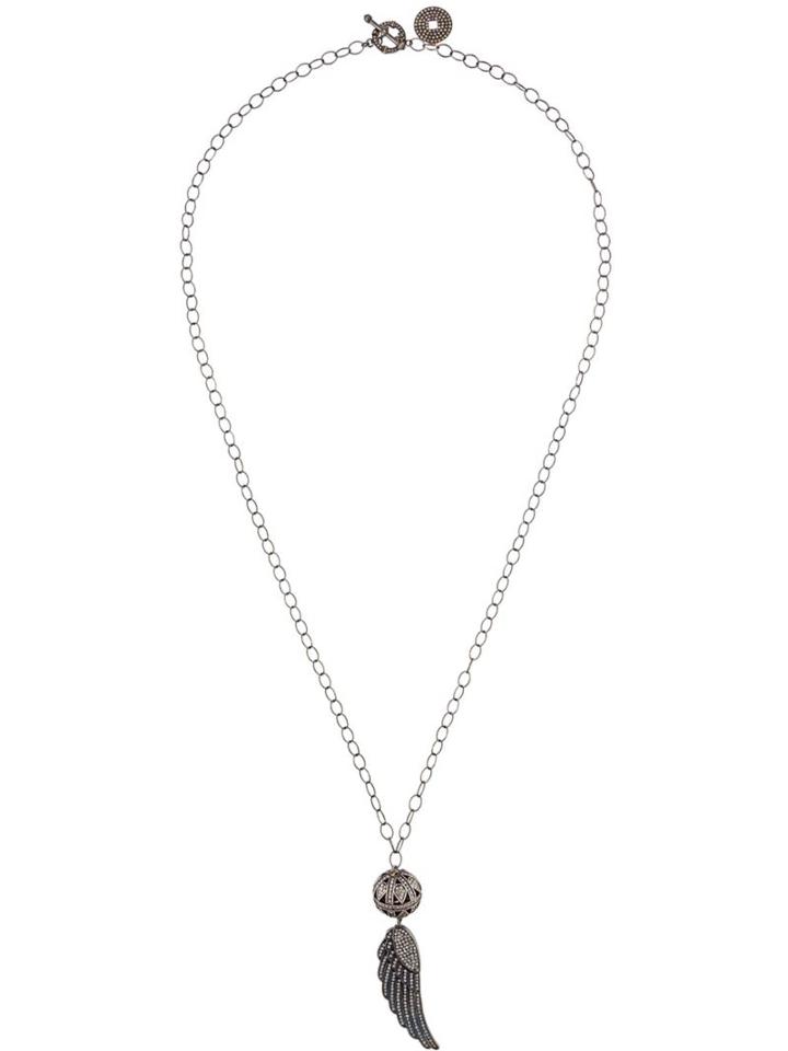 Carole Shashona 'the Imperial Soul Wing' Diamond Necklace, Women's, Metallic