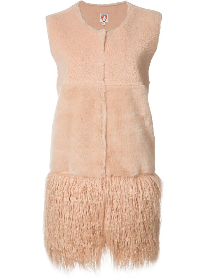 Shrimps Georgie Gilet, Women's, Size: 8, Pink/purple, Acrylic/modacrylic/polyester/wool