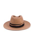 Maison Michel Felt Thadee Hat - Yellow & Orange