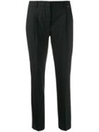 Calvin Klein Tapered Mid-rise Trousers - Black