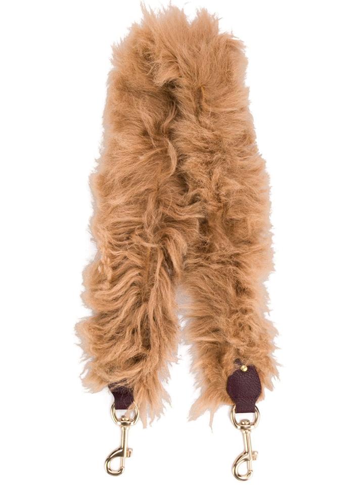See By Chloé Fur Bag Strap - Brown
