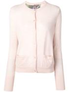 N.peal Printed Panel Cardigan - Pink