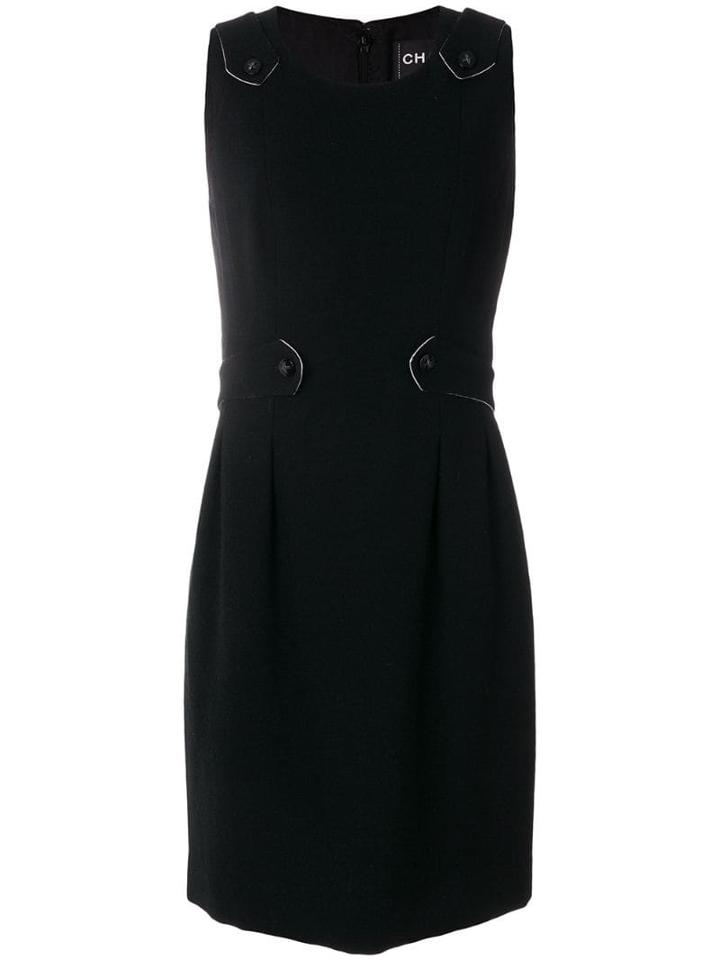 Chanel Pre-owned Strapped Midi Dress - Black