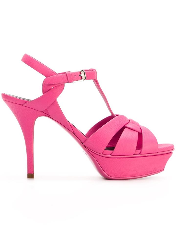 Saint Laurent 'tribute' Mid-heel Sandals