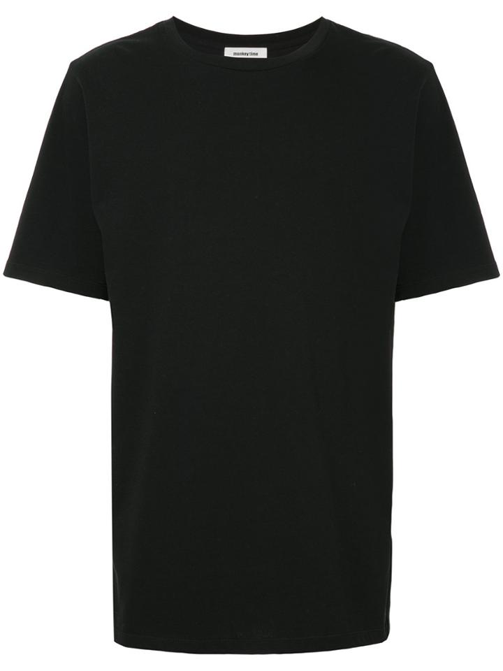 Monkey Time Oversized T-shirt - Black