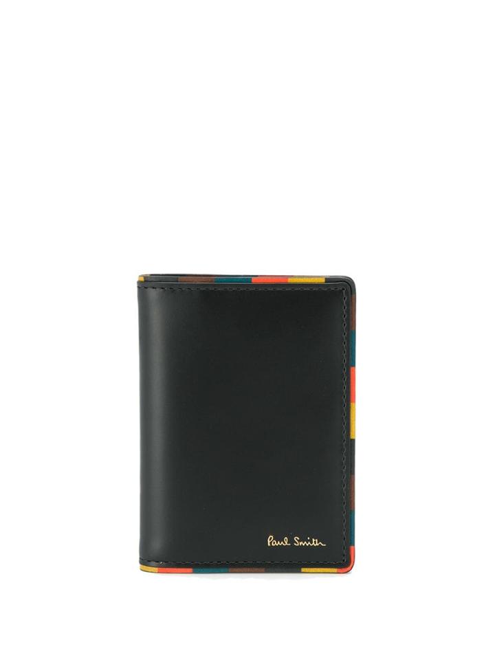 Paul Smith Logo Bi-fold Wallet - Black