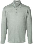 Gieves & Hawkes Long Sleeve Polo Shirt - Grey