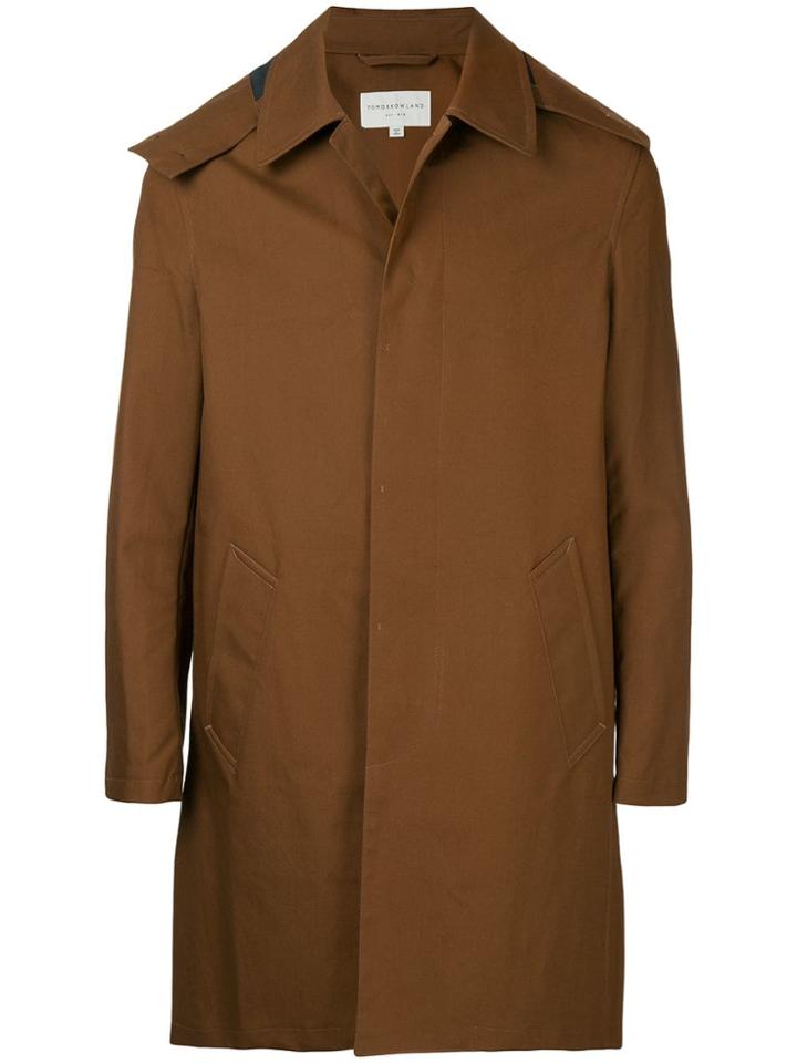 Tomorrowland Hooded Parka Coat - Brown
