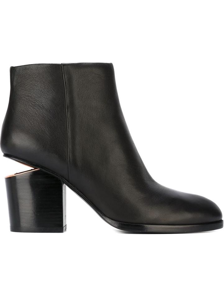 Alexander Wang Gabi Ankle Boots, Women's, Size: 36.5, Black, Leather
