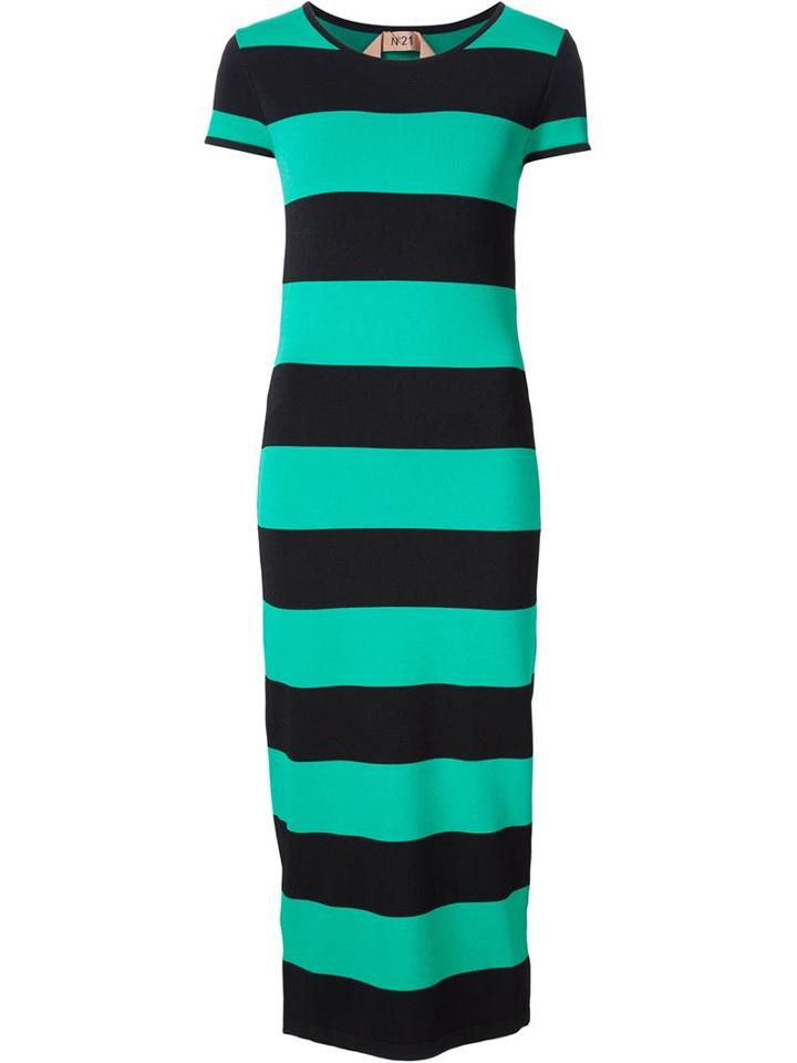 No21 Striped Knit Dress