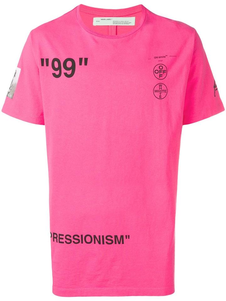 Off-white 99 T-shirt - Pink