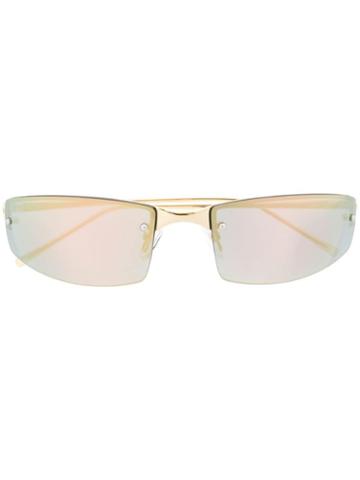 Courrèges Visor Sunglasses - Brown
