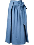 H Beauty & Youth - Drawstring Flared Pants - Women - Cotton - M, Blue, Cotton