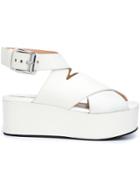Alexander Wang Rudy Sandals, Women's, Size: 41, White, Cotton/leather/rubber