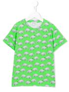 Au Jour Le Jour Kids Rhinoceros Printed T-shirt, Toddler Boy's, Size: 4 Yrs, Green