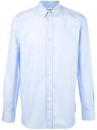 Saint Laurent - Signature Yves Collar Shirt - Men - Cotton - 39, Blue, Cotton
