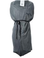 Lost & Found Ria Dunn Tie Up Cowl Neck Ruched Dress